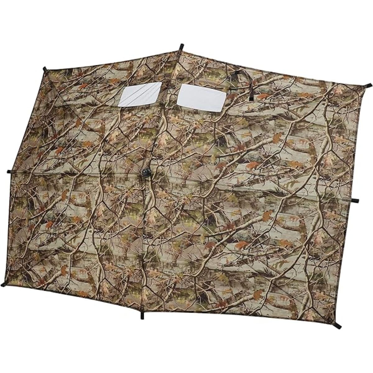 Camouflage Parasol - Vandtæt jagtskjul med udkigshuller til trækjagt, duejagt og fotoskjul