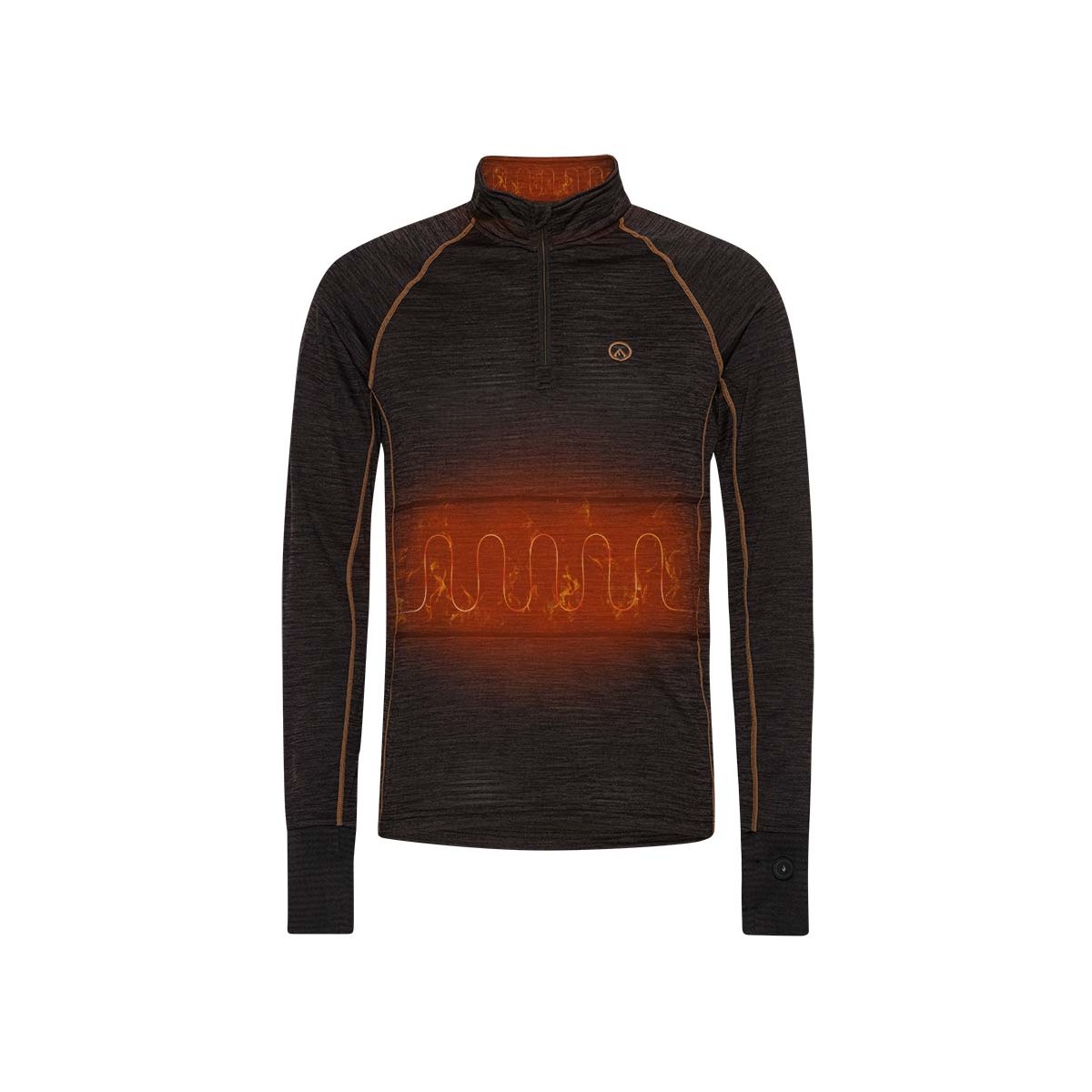 Happyhot Yukon App - Half-zip varmeundertrøje - Herre