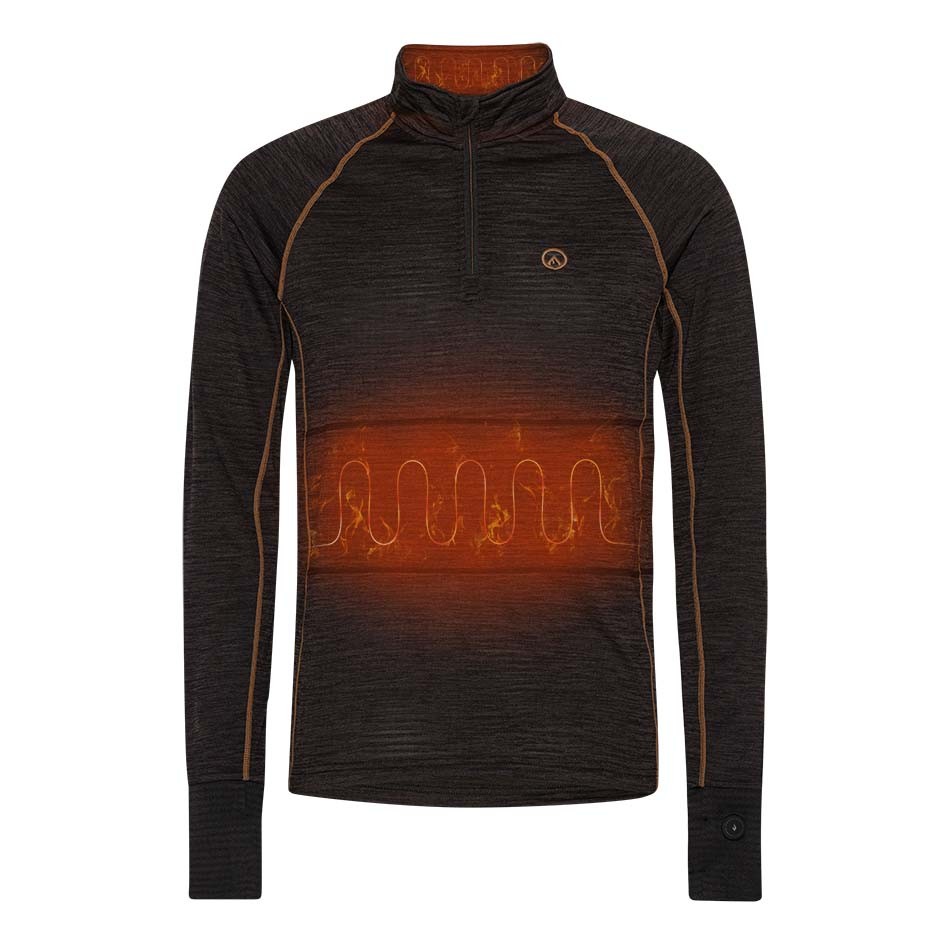 Happyhot Yukon App - Half-zip varmeundertrøje - Herre