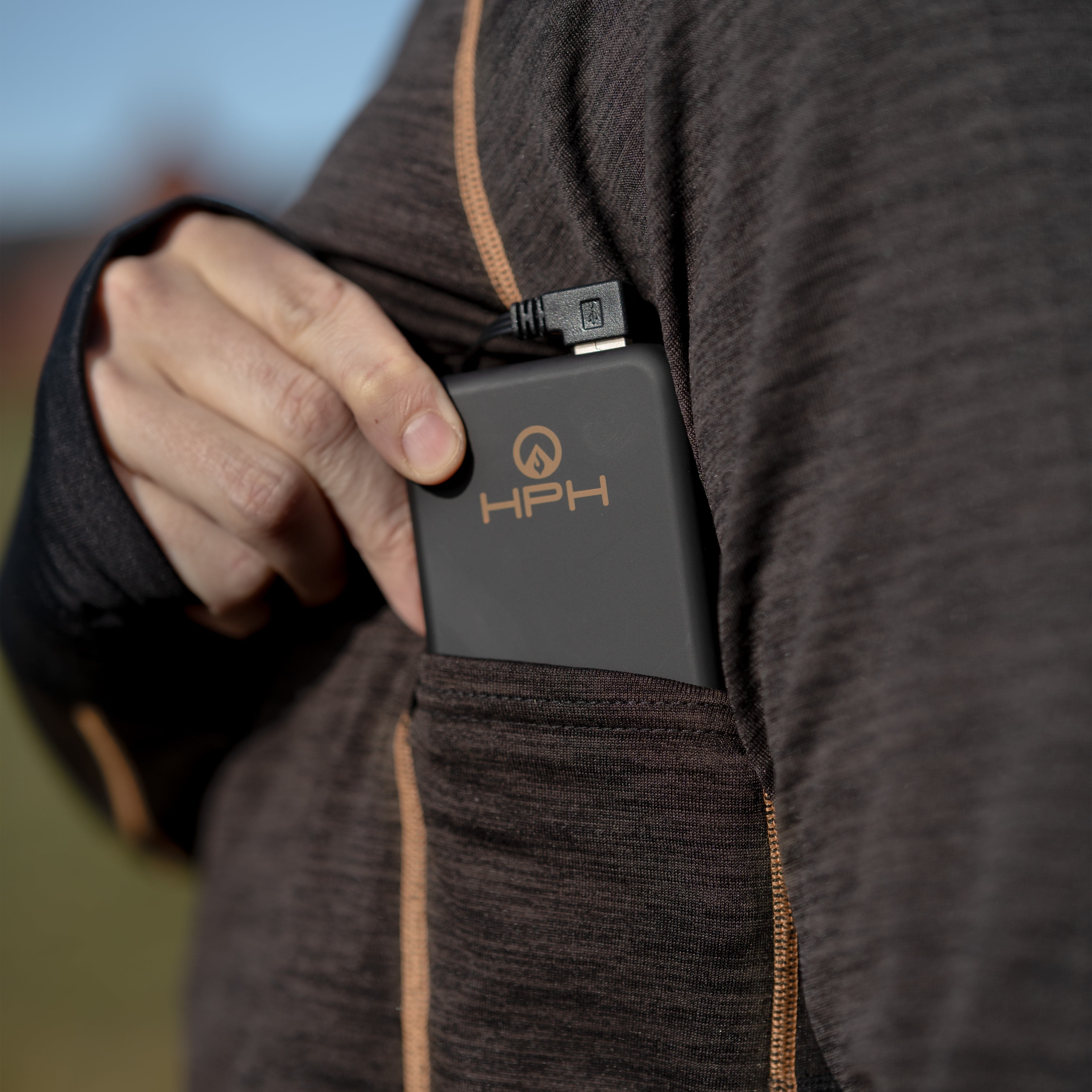 Happyhot Yukon App - Half-zip varmeundertrøje - Herre