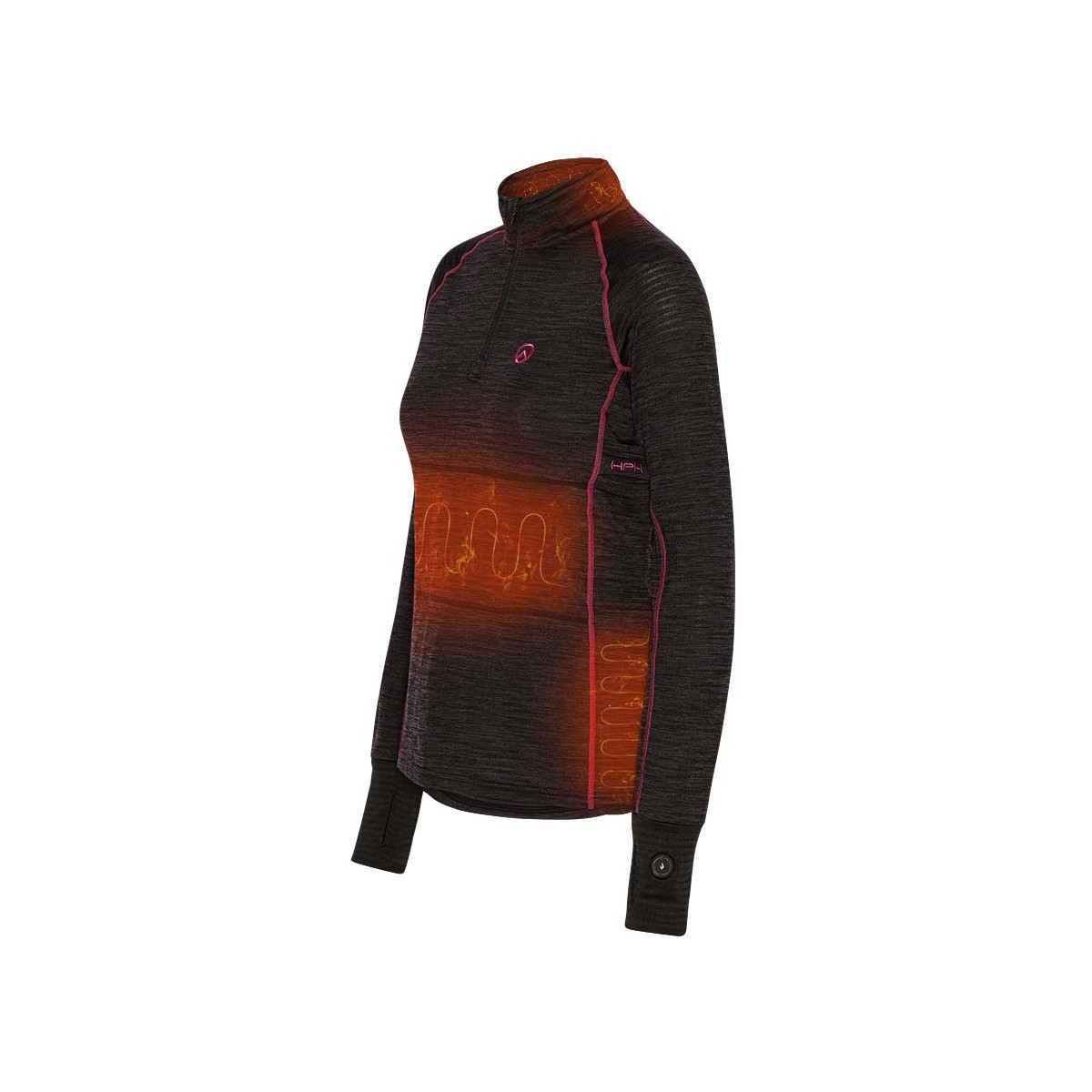 Happyhot Yukon App - Half-zip varmeundertrøje - Dame