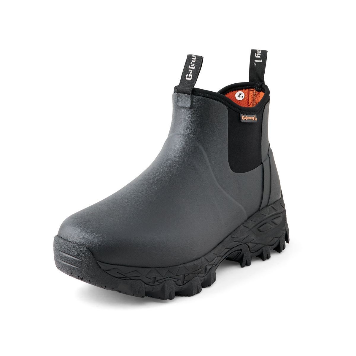 Gateway1 Woodwalker 7" - Let og varm gummistøvle til jagt og outdoor - Sort