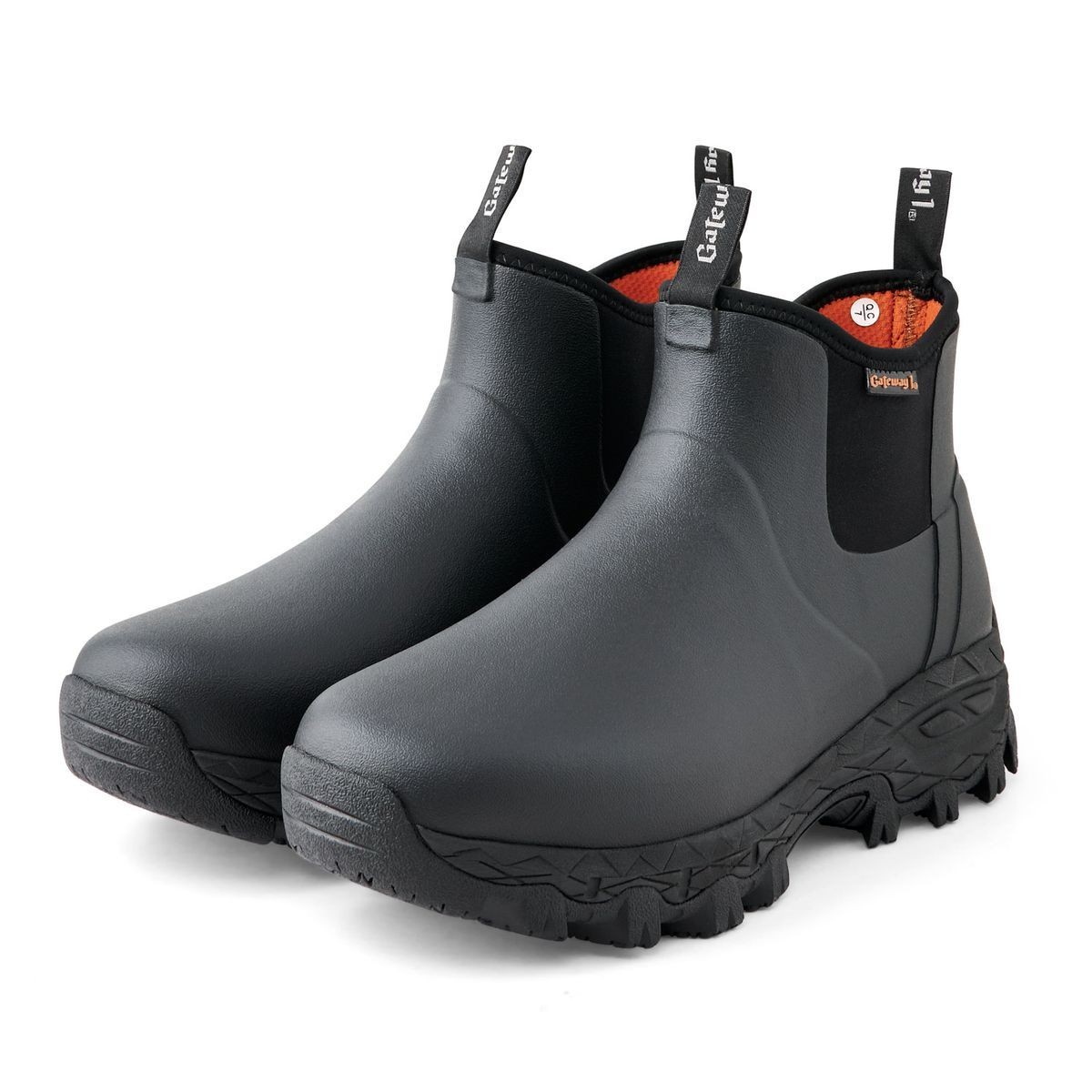 Gateway1 Woodwalker 7" - Let og varm gummistøvle til jagt og outdoor - Sort