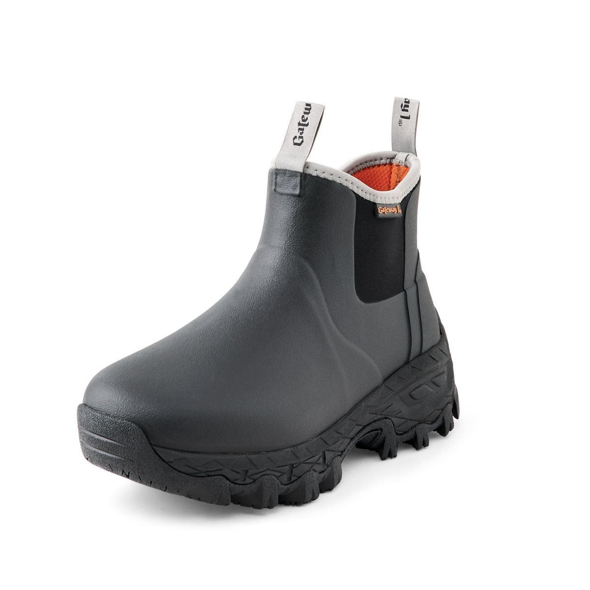 Gateway1 Woodwalker Lady 7" - Let og varm gummistøvle til kvinder - Sort