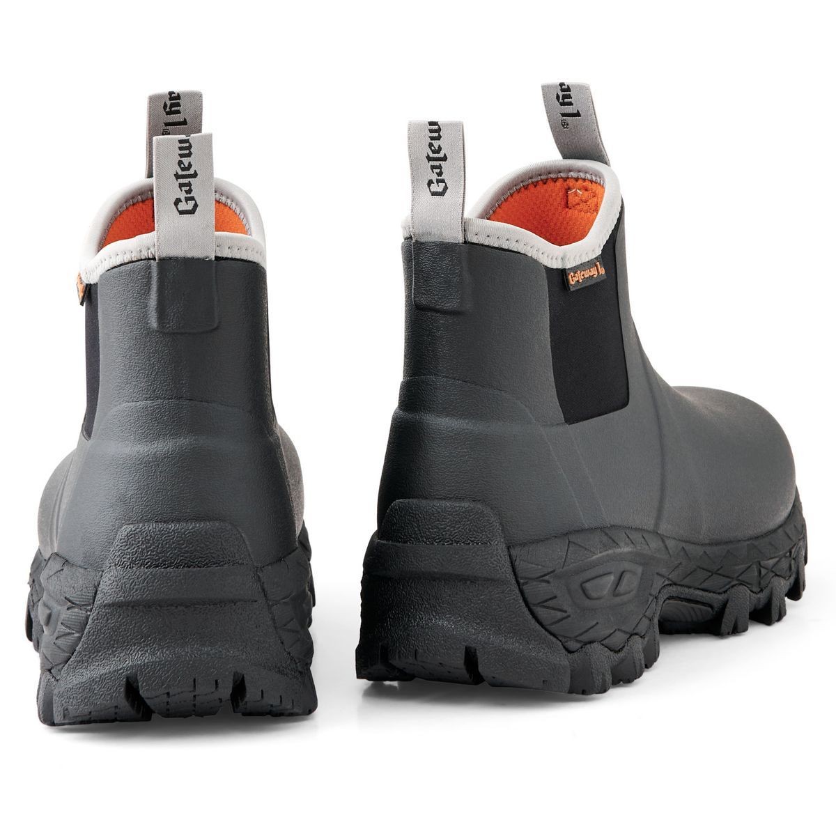 Gateway1 Woodwalker Lady 7" - Let og varm gummistøvle til kvinder - Sort