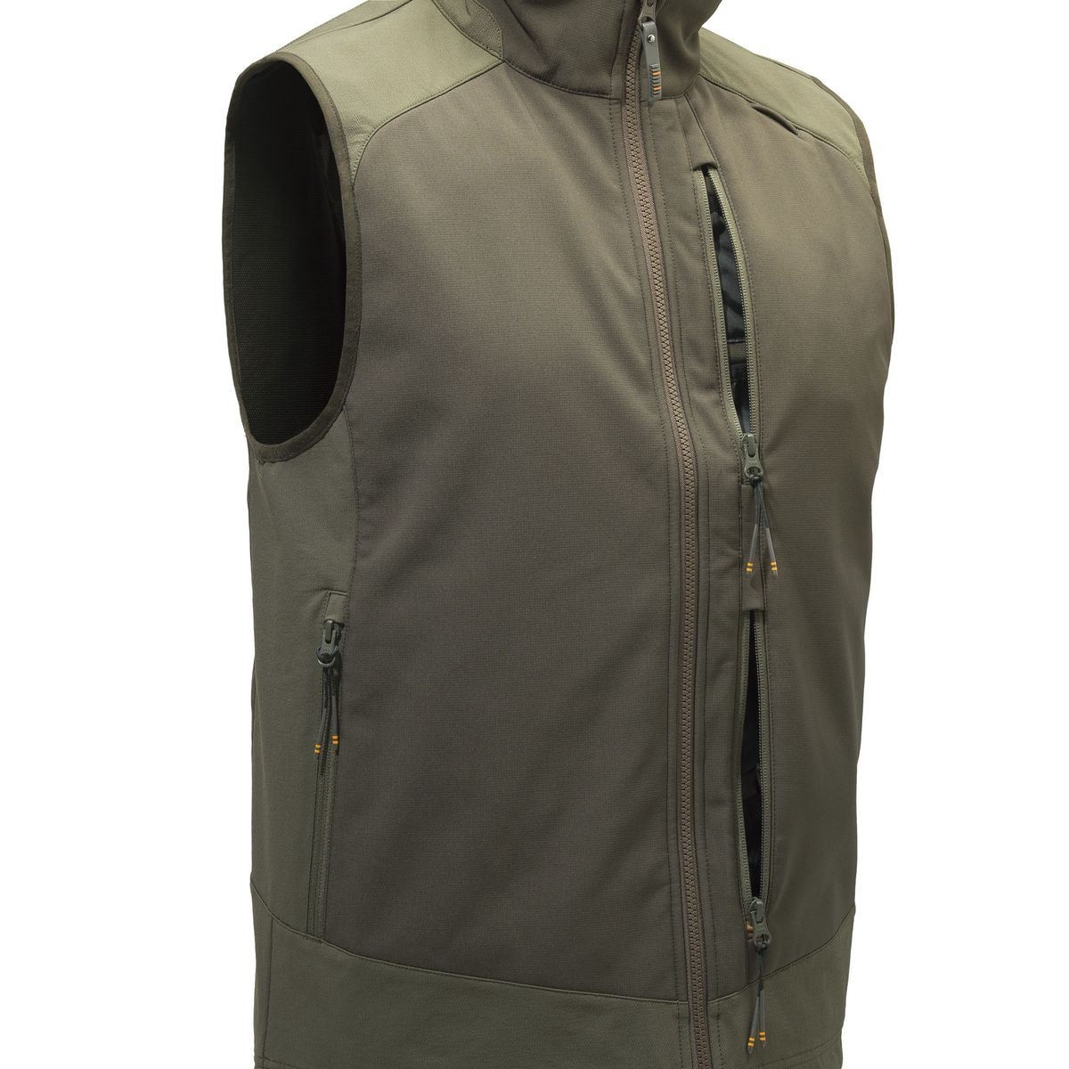 Beretta Butte Softshell Vest – Let og vindtæt jagtvest til mænd – Brownbark/Moss