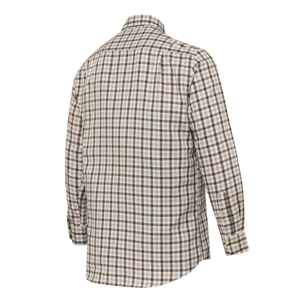 Beretta Bryggen Skjorte - Klassisk bomuldsskjorte til jagt og outdoor - Grey/Brown Check