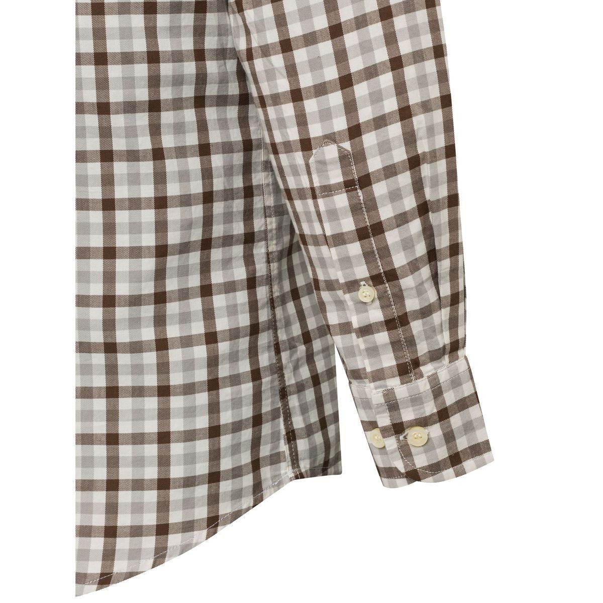 Beretta Bryggen Skjorte - Klassisk bomuldsskjorte til jagt og outdoor - Grey/Brown Check