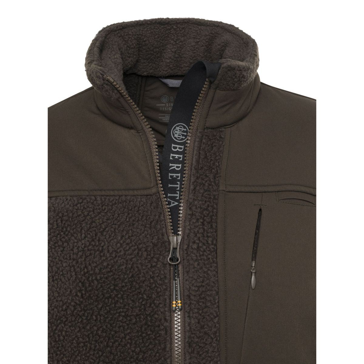 Beretta - Halifax Sherpa fleecejakke til kvinder - Brown bark
