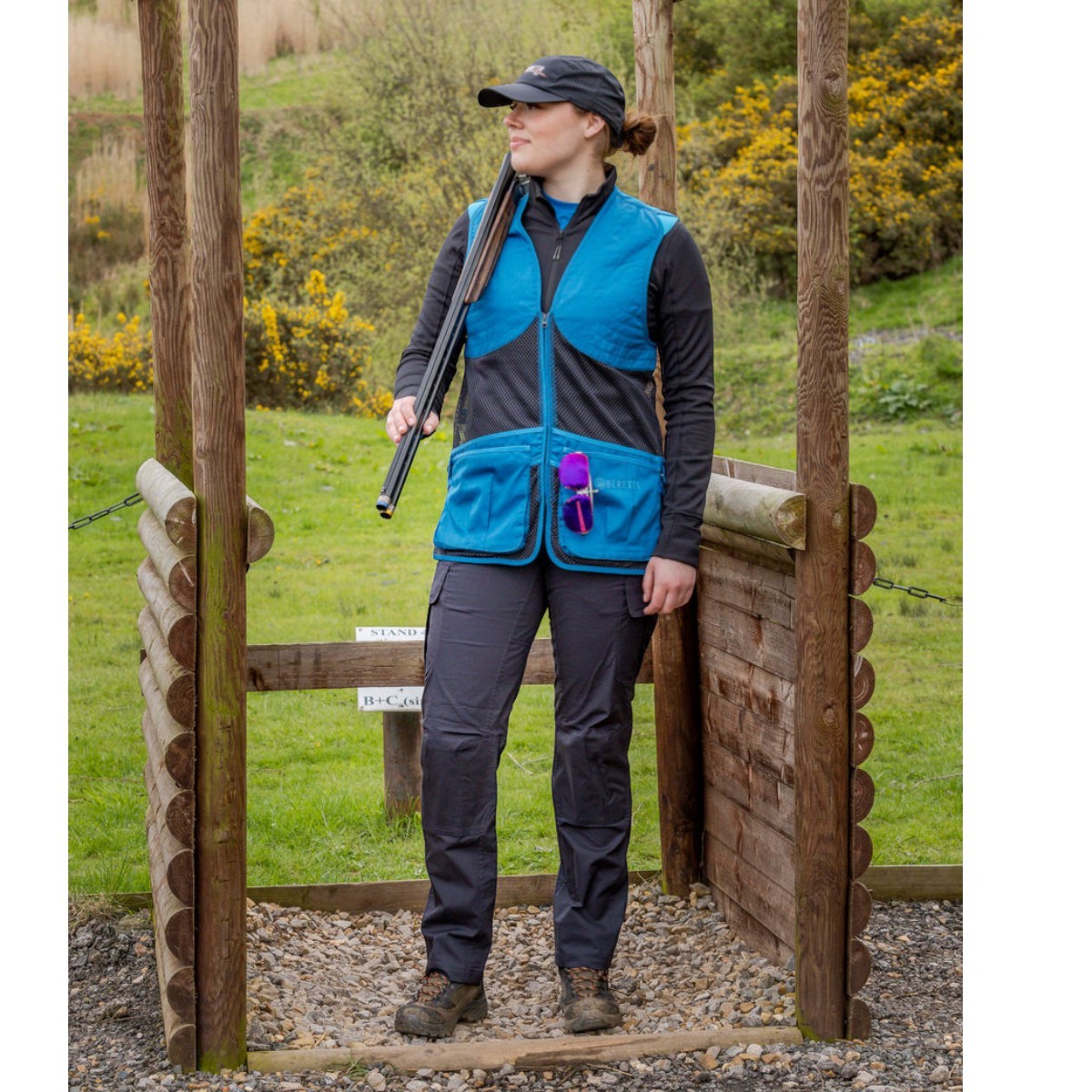 Beretta Full Mesh Skydevest - Blue Twilight