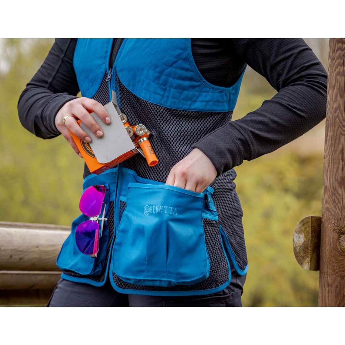 Beretta Full Mesh Skydevest - Blue Twilight