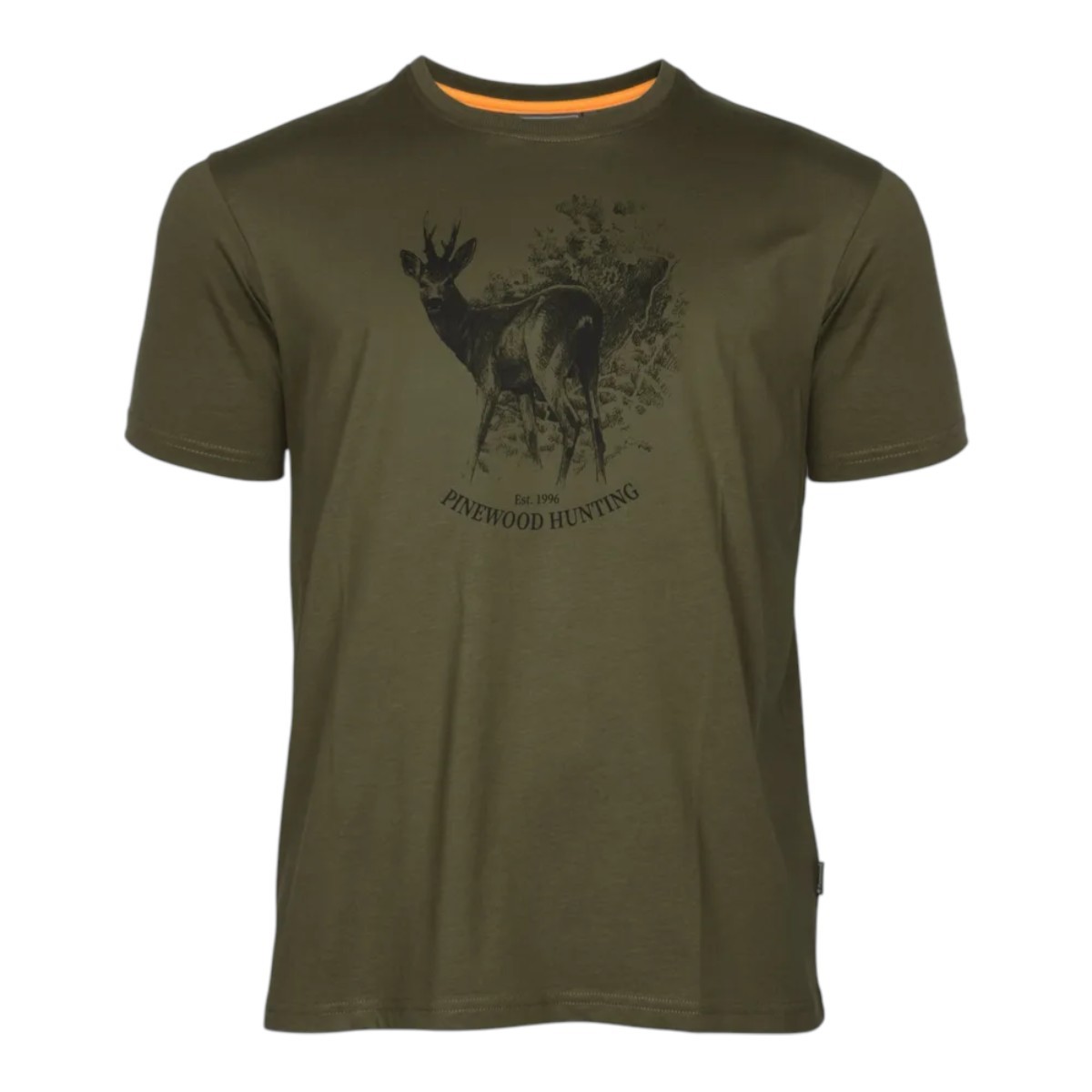 Pinewood Råbuk T-shirt - Jagt T-shirt i bomuld