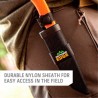 Outdoor Edge: Swingblade - Kniv med bugåbner. Orange