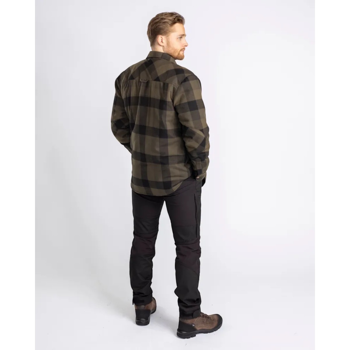 Pinewood Canada Classic 2.0 skjorte - Grøn/Sort