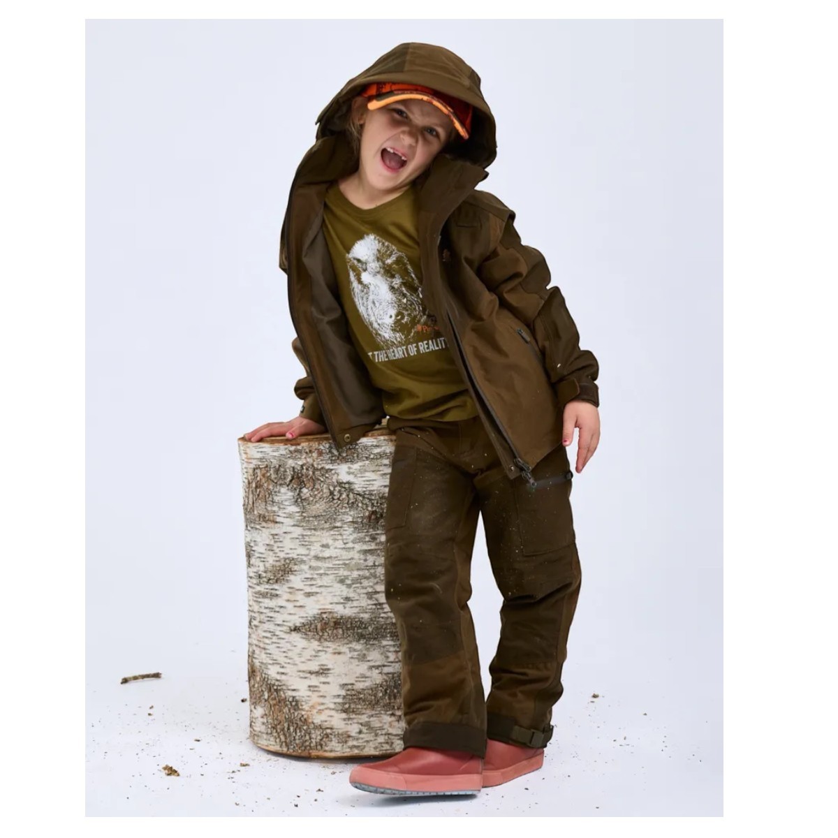 Pinewood Furudal Retriever Active bukser børn - H.Brown/Suede Brown