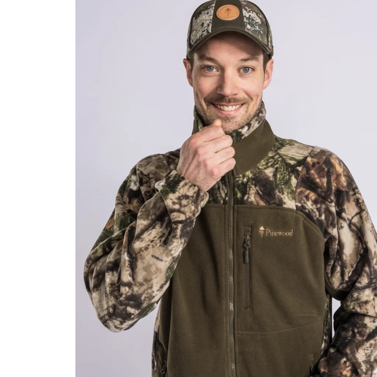 Pinewood Furudal Hunters Camou fleecejakke - Atera Camou/H.Green