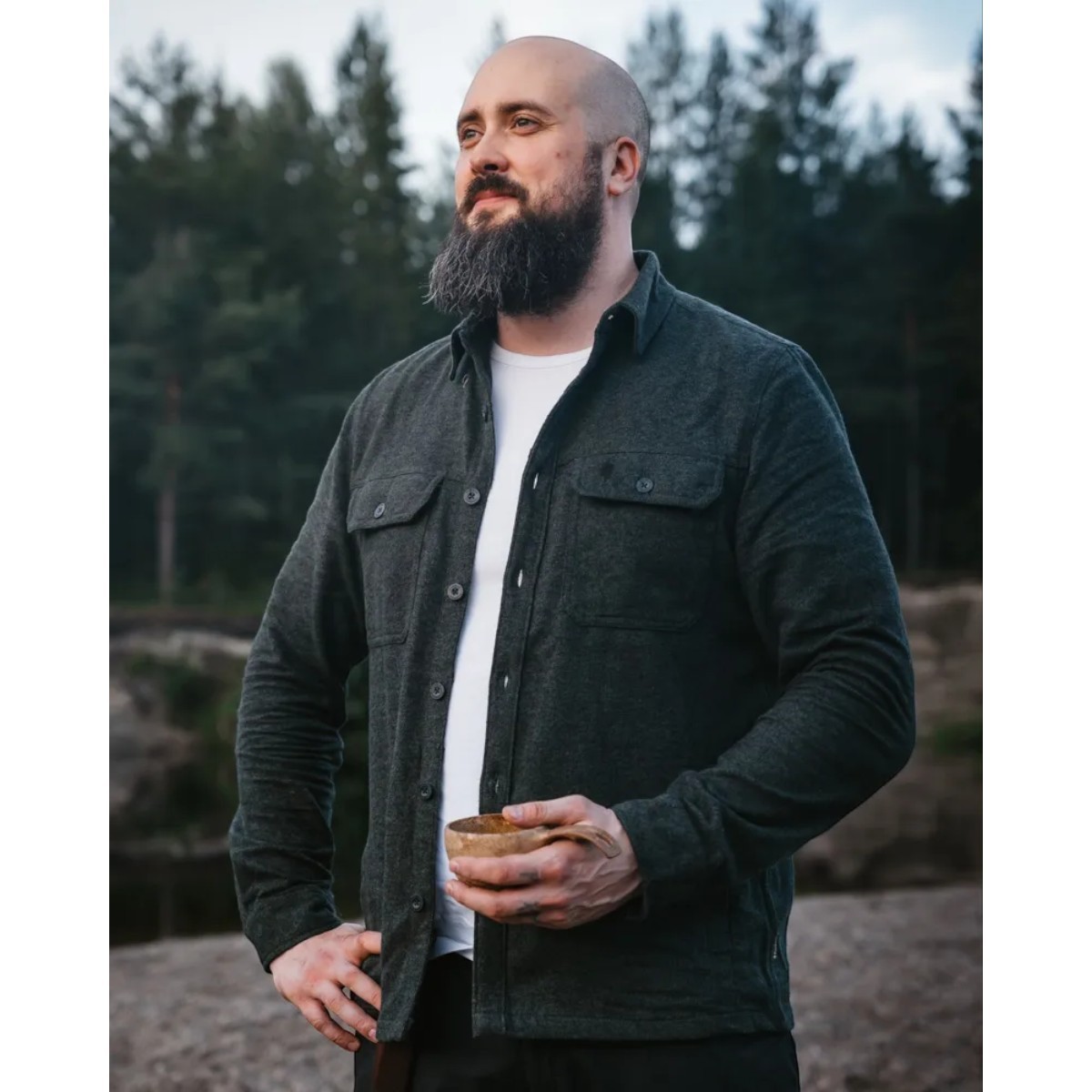 Pinewood Värnamo overshirt flannel skjorte