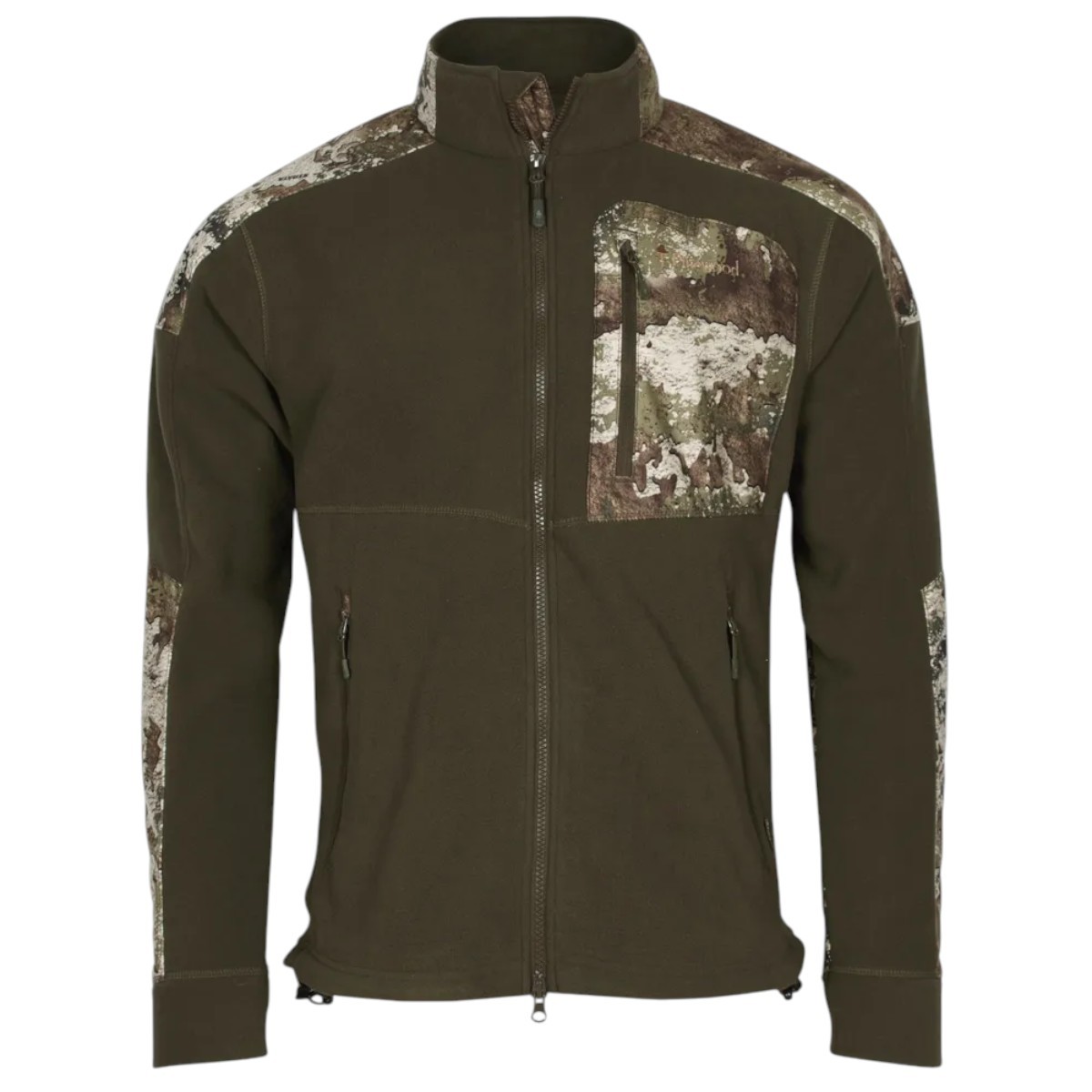 Pinewood Småland Hunters Camou fleecejakke - H.Brown/Strata