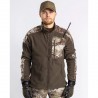 Pinewood Småland Hunters Camou fleecejakke - H.Brown/Strata