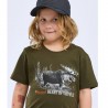 Pinewood Moose børne T-shirt - elgprint