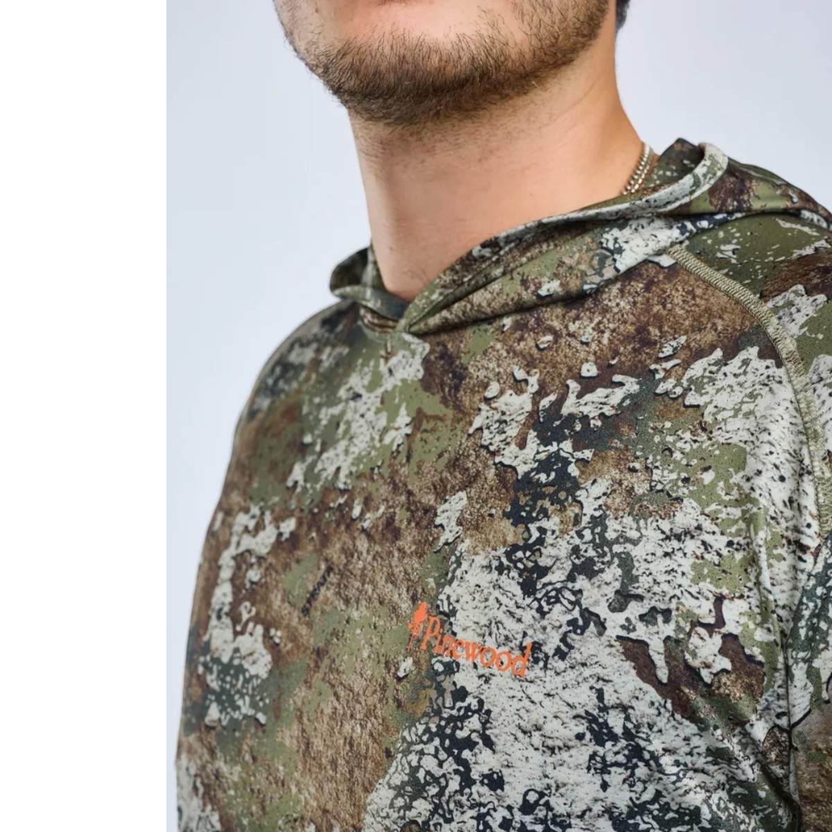 Pinewood Furudal Camou InsectSafe hoodie - Strata