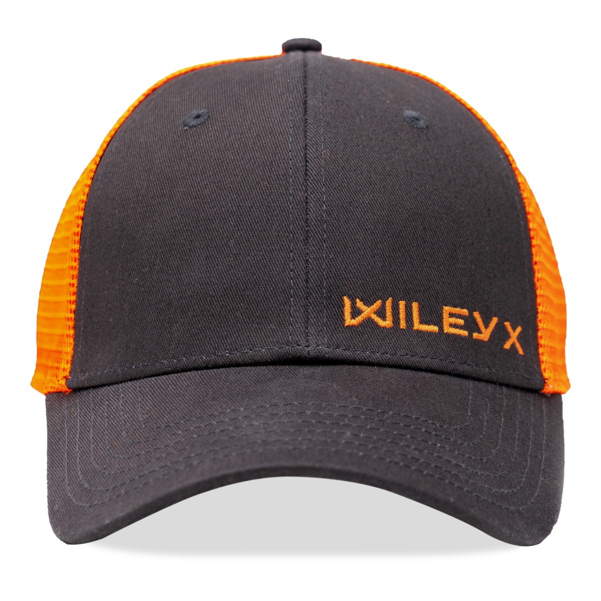 Wiley X Trucker Cap - Mørkegrå/Signalorange med Wiley X-logo