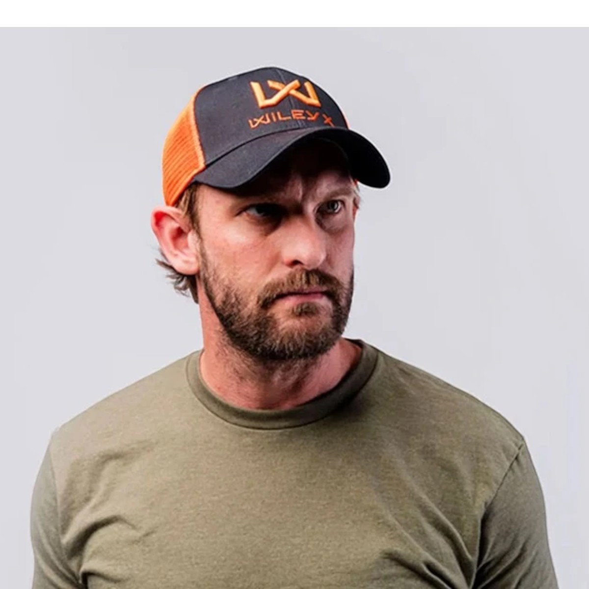 Wiley X Trucker Cap - Mørkegrå/Signalorange med WX-logo