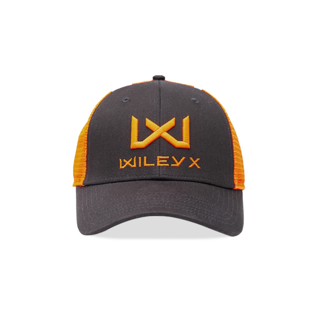 Wiley X Trucker Cap - Mørkegrå/Signalorange med WX-logo