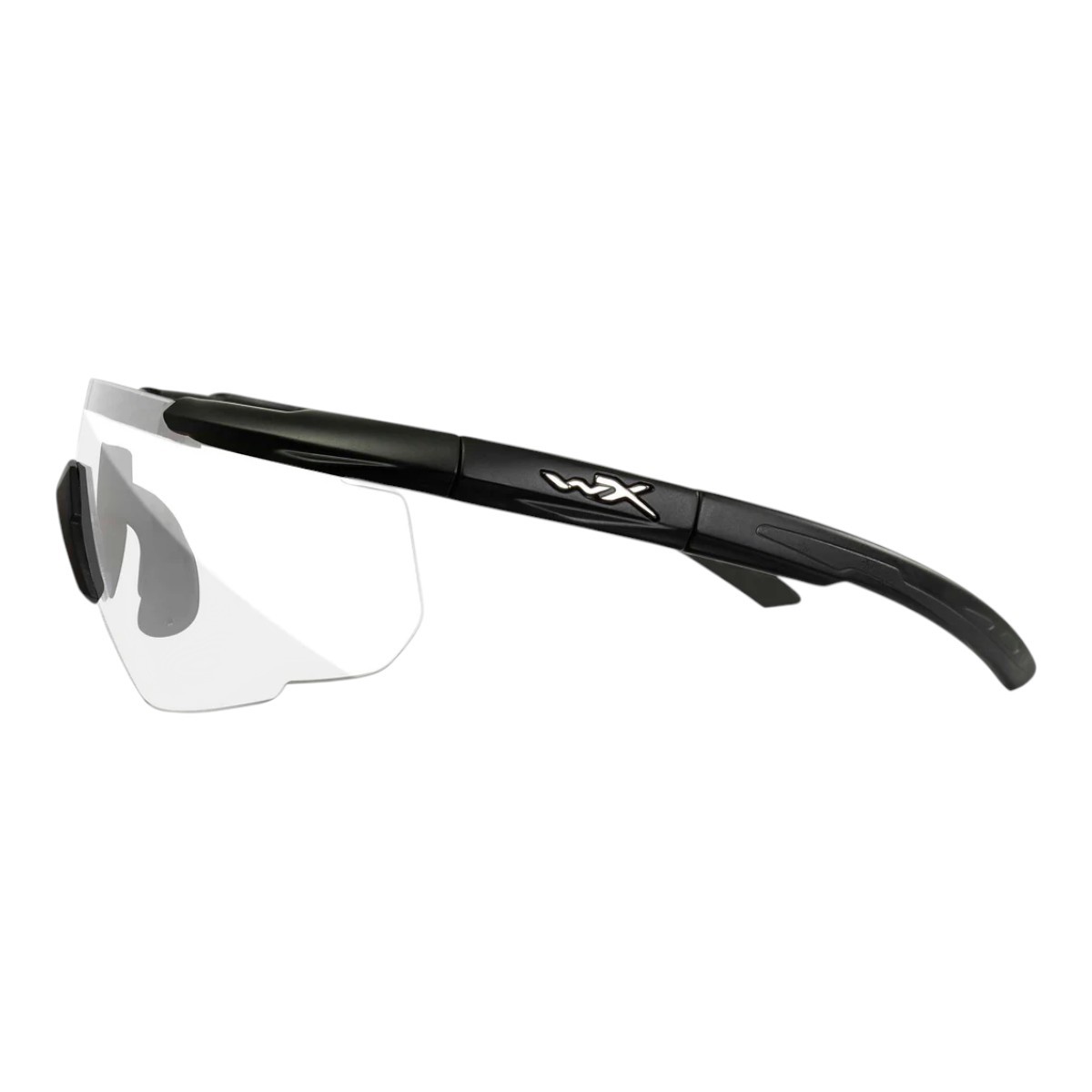 Wiley X Saber Advanced Skydebriller - Matsort stel med Clear linse