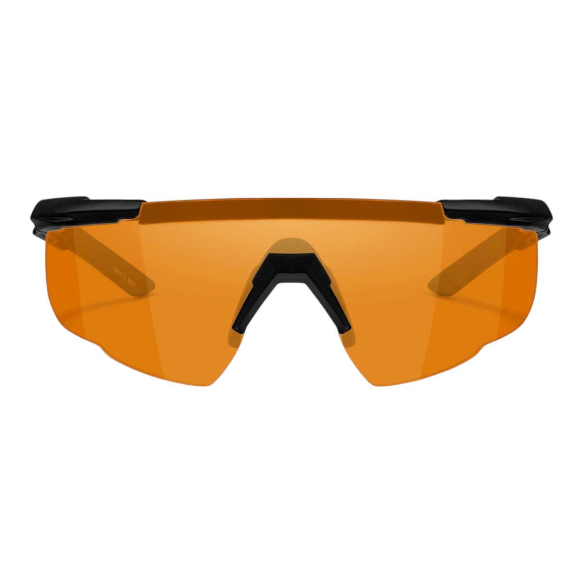 Wiley X Saber Advanced Skydebriller - Matsort stel med Light Rust linse
