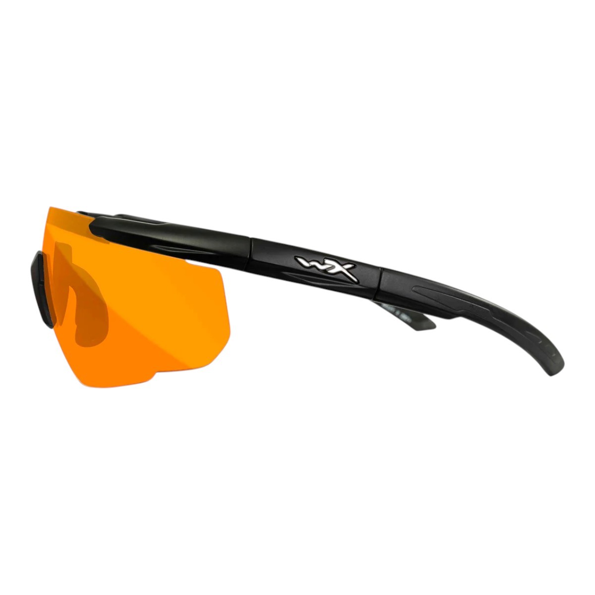 Wiley X Saber Advanced Skydebriller - Matsort stel med Light Rust linse