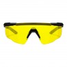 Wiley X Saber Advanced Skydebriller - Matsort stel med Yellow linse