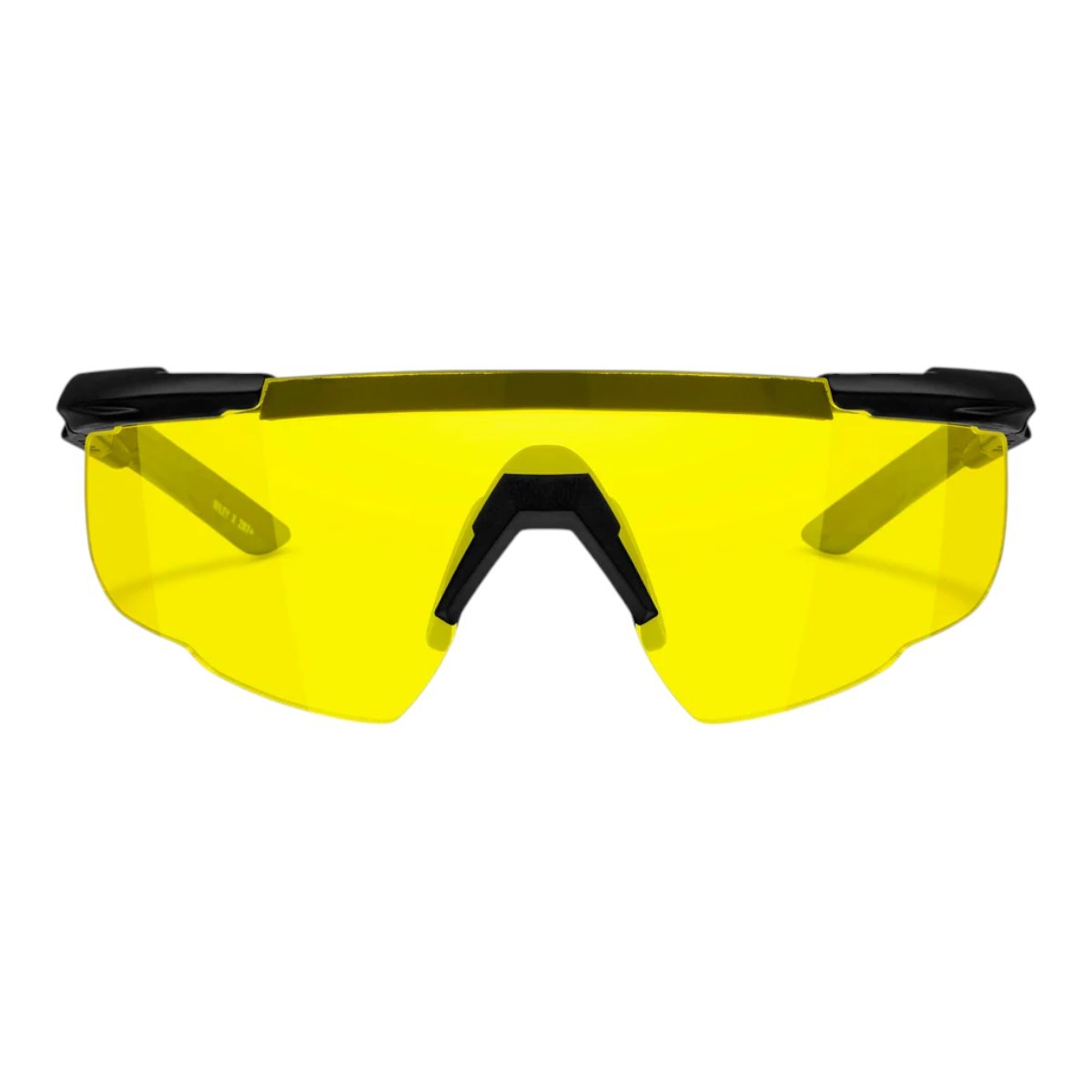 Wiley X Saber Advanced Skydebriller - Matsort stel med Yellow linse