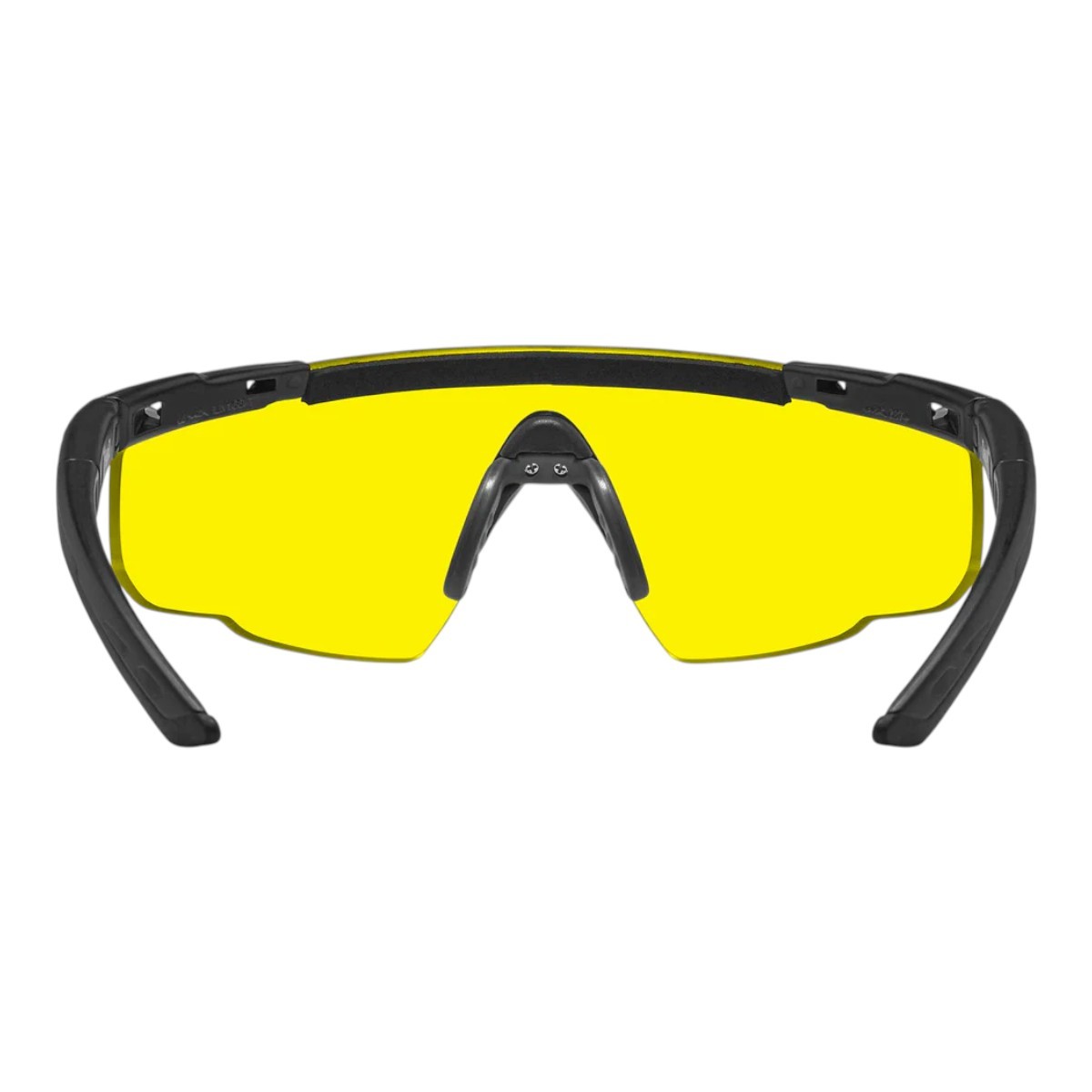 Wiley X Saber Advanced Skydebriller - Matsort stel med Yellow linse