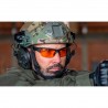 Wiley X Valor 2.5 sports- og skydebriller - Matsort stel med 3 linser
