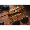 Wiley X Valor 2.5 sports- og skydebriller - Mat sandfarvet stel med 3 linser