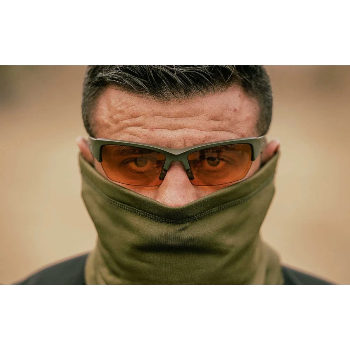 Wiley X Valor 2.5 sports- og skydebriller - Mat armygrønt stel med 3 linser