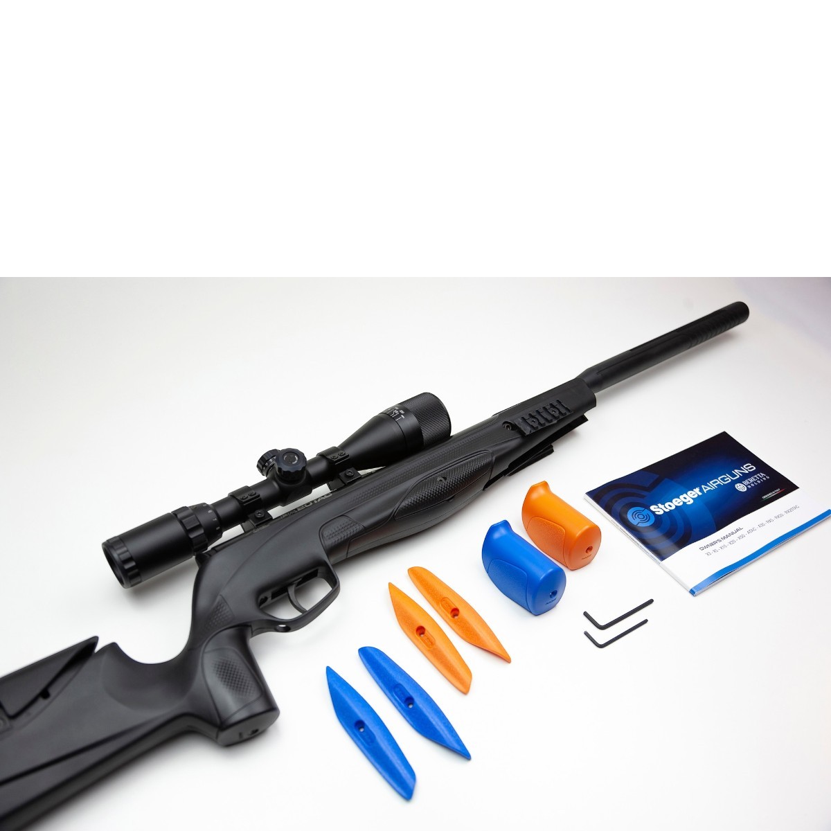 Stoeger RX20TAC Suppressor luftgevær Combo 4,5 mm - 3-9x40 AO & bipod