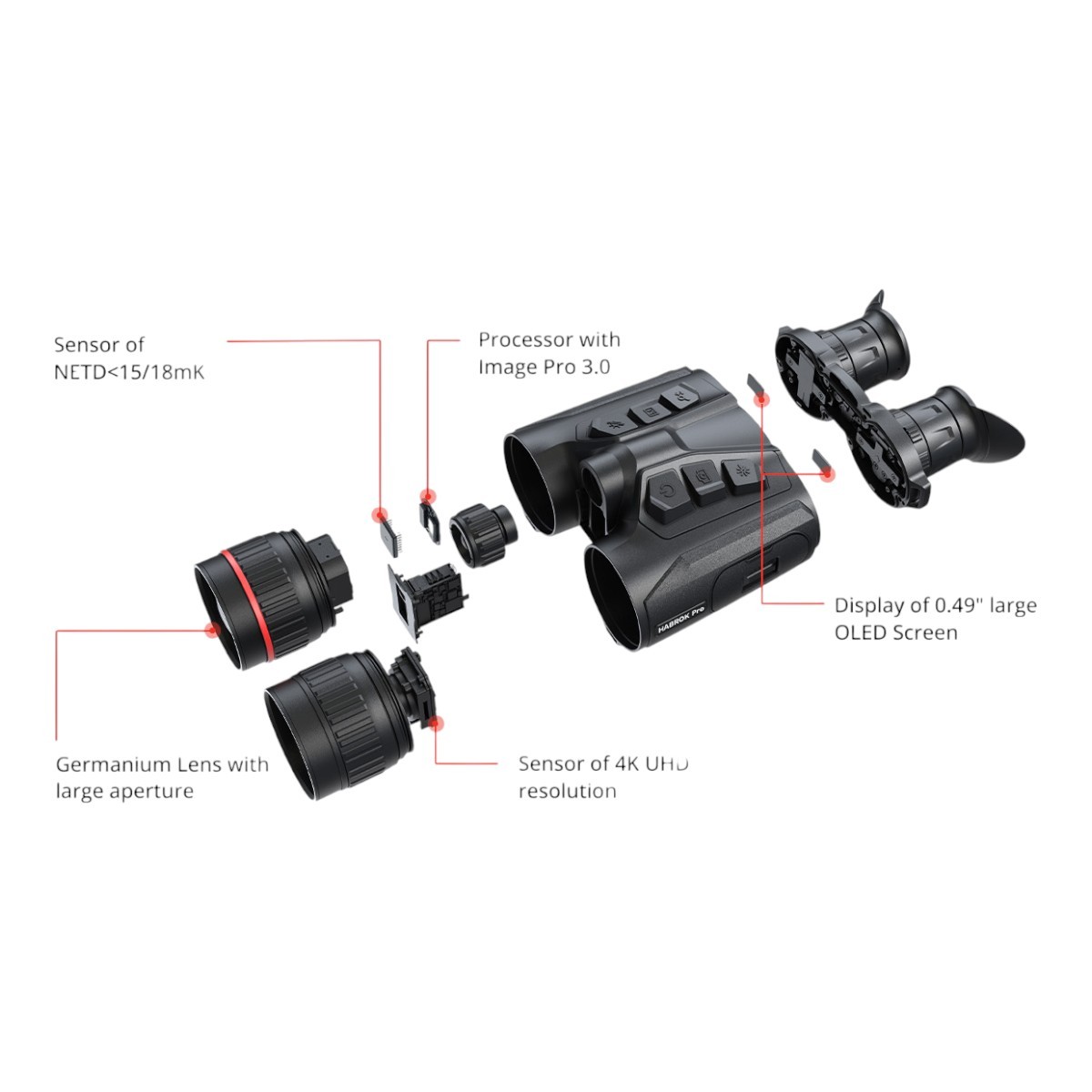 HIKMICRO Habrok Pro HX60LS - termisk kikkert