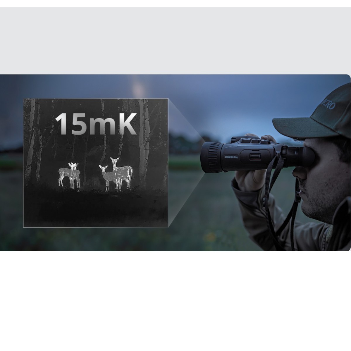 HIKMICRO Habrok Pro HQ50LN - termisk kikkert