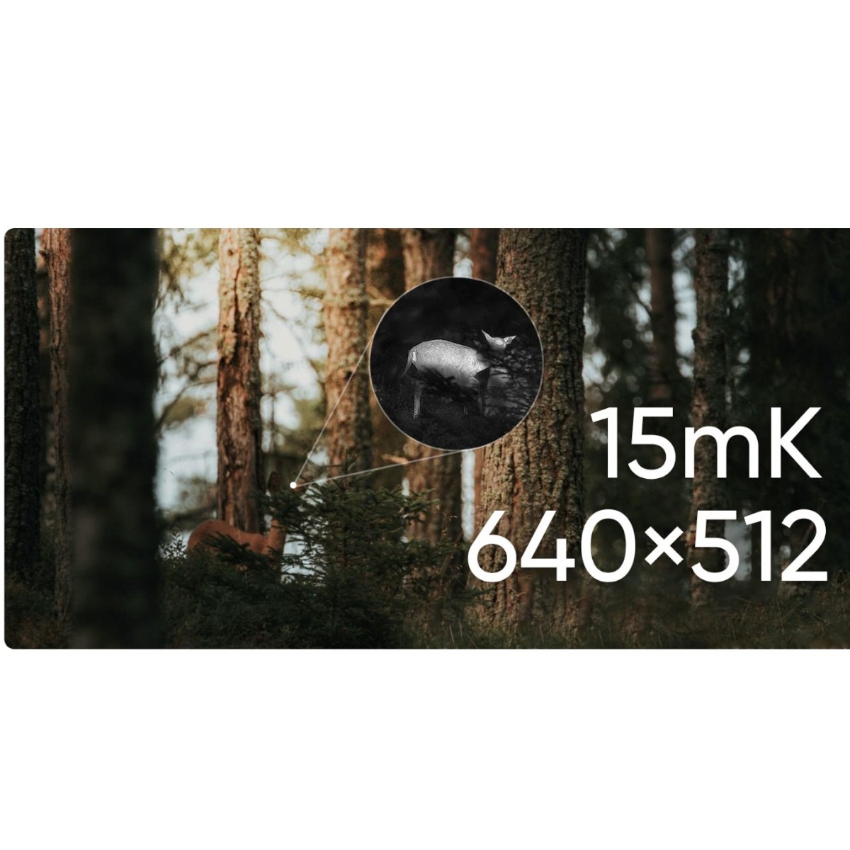 HikMicro Lynx 3.0 LQ35L - termisk spotter med laserafstandsmåler