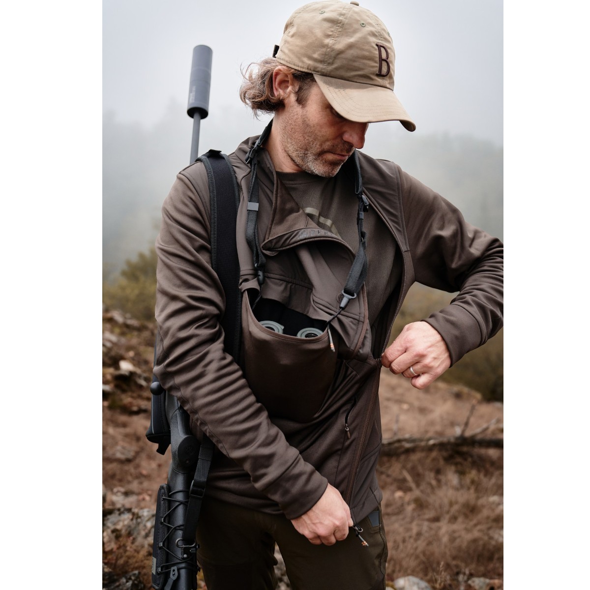 Beretta BinoStash Anorak Fleece