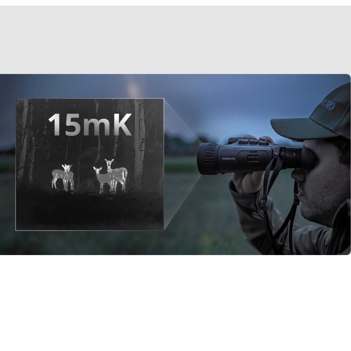 HikMicro Habrok Pro HX60LS - termisk kikkert