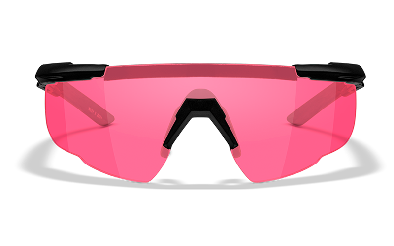 Wiley X Saber Advanced Skydebriller - Matsort stel med Smoke, Vermillion og Light Rust