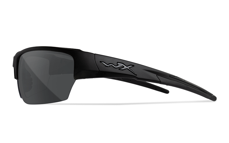 Wiley X Saint sports- og skydebriller - Matsort stel med 3 linser