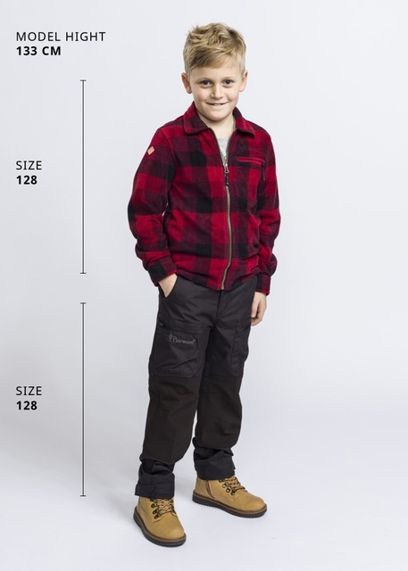 Pinewood Canada børne fleece skjorte/jakke