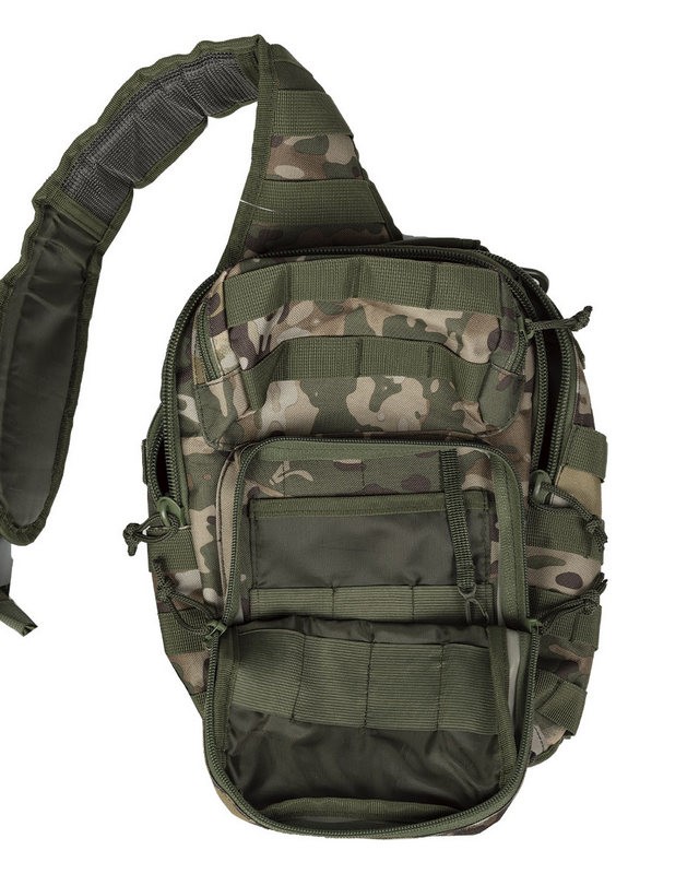 Mil-tec - Camouflage taske - Onestrap - Woodland