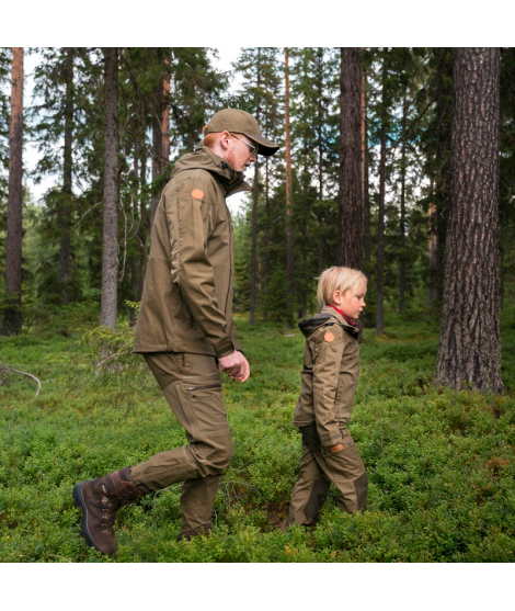 Pinewood Lappland bukser børn - Mosgrøn/Sort