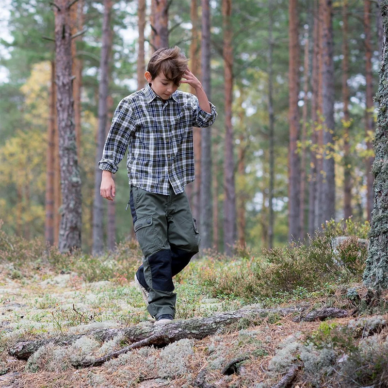 Pinewood Lappland bukser børn - Mellem Grøn/Sort