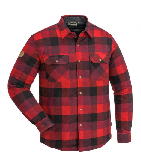 Pinewood Canada Classic 2.0 skjorte – Rød/Sort